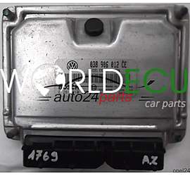 CENTRALINA DO MOTORE  SKODA FABIA 1.9 038906012CE, 038 906 012 CE, BOSCH 0 281 010 257, 0281010257
