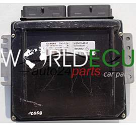 CALCULATEUR MOTEUR RENAULT KANGOO CLIO SIEMENS S118301110 A, S118301110A, 8200164240, 8200080285
