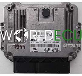 ECU ENGINE CONTROLLER HYUNDAI SANTA FE 2.2 CRDI, BOSCH 0 281 013 584, BOSCH 0281013584, 39113-27825, 3911327825, A0CM4T4EI01S