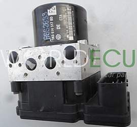 ABS POMPA CENTRALINA VOLKSWAGEN SEAT SKODA 1K0 614 517 BD, 1K0614517BD, ATE 10.0212-0220.4, 10021202204, 1K0 907 379 AD, 1K0907379AD, ATE 10.0961-0307.3, 10096103073
