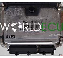 MOTORSTEUERGERÄT ECU STEUERGERAT SEAT IBIZA 1.4 8V, BOSCH 0 261 206 837, 0261206837, 6K0 906 032 S, 6K0906032S
