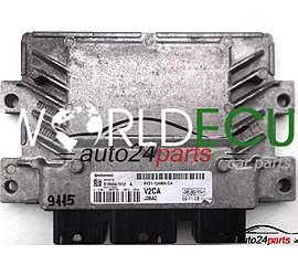 ECU ENGINE CONTROLLER FORD FIESTA 1.25, S180047012 A, S180047012A, AV21-12A650-CA, AV2112A650CA, V2CA J38AC