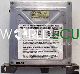 ECU CENTRALITA DE MOTOR LANCIA DEDRA, FIAT MULTIPLA, IAW 02G, IAW02G, WH2G.04/4 AI.B8, WH2G044AIB8