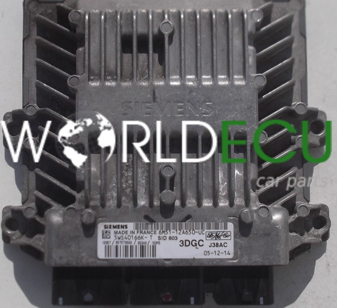 ECU ENGINE CONTROLLER FORD FOCUS KUGA 2.0 TDCI SIEMENS 5WS40166K-T ...