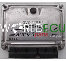 MOTORSTEUERGERÄT ECU STEUERGERAT VOLKSWAGEN AUDI A4 B6 B7 BOSCH 0 281 010 823, 0281010823, 8E0 907 401 D, 8E0907401D