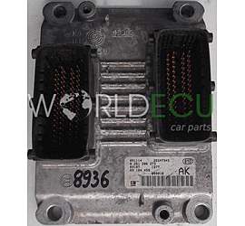 CENTRALINA MOTORE OPEL AGILA 1.0 Z10XE BOSCH 0261206273 AK, BOSCH 0261 206 273, 09164459 9194475 6237081