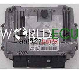 БЛОК УПРАВЛЕНИЯ ДВИГАТЕЛЕМ PEUGEOT 307 1.4 HDI BOSCH 0 281 010 390, 0281010390, 96 477 858 80, 9647785880, 9647158380, 1039S00145, EDC16C3 47