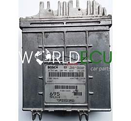 CENTRALINA MOTORE VOLVO S40 V40 1.9 TDI BOSCH 0281001906, 0 281 001 906, 7700110648, HOM7700112630, HOM 7700112630, P30613695, MSA15.5-5.40 695