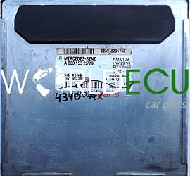 ECU ENGINE CONTROLLER MERCEDES W203 C200 A0001532579, 0001532579, A 000 153 25 79 SIEMENS SIM4 LE 5WK9 0384 (03) 5WK90384