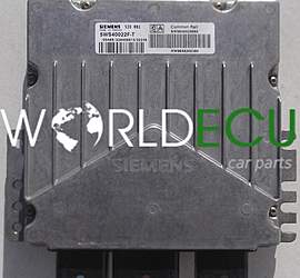 ECU ENGINE CONTROLLER CITROEN C5 2.0 HDI SIEMENS 5WS40022F-T, 5WS40022FT, SW9646529680, HW9644302380, SID801