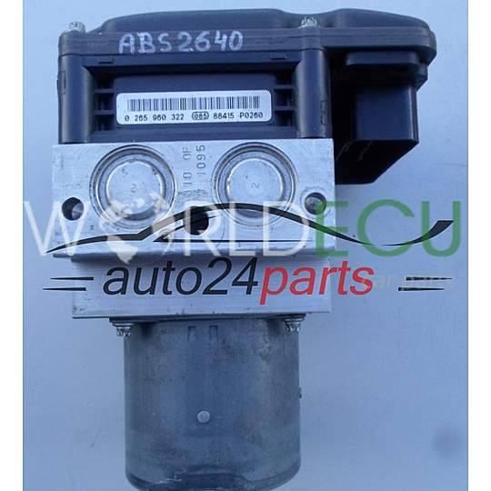 Abs Pump Module MERCEDES W211 BOSCH 0 265 250 251, 0265250251, A2114312712, 0265960322