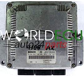 ECU CENTRALITA DE MOTOR RENAULT LAGUNA VEL SATIS ESPACE 2.2 DCI BOSCH 0281011103, 0 281 011 103, 8200085386, 8200211726, 1039S00272