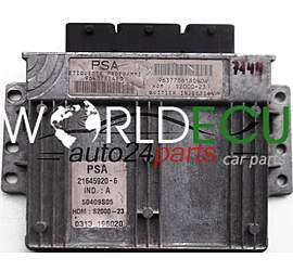 ECU ENGINE CONTROLLER CITROEN XSARA PEUGEOT 206 1.4 21645920-6 PSA, 9643782480, 50409S05, HOM S2000-23, HOM2200023