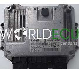 ECU ENGINE CONTROLLER CITROEN C5 1.6 HDI BOSCH 0 281 011 561, 0281011561, 96 632 457 80, 9663245780, 9653958980, 1039S15648, EDC16C34