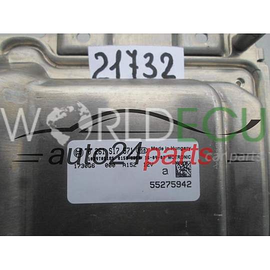 ECU Engine control unit FIAT 500 BOSCH 0 261 S17 571, 0261S17571, 55275942