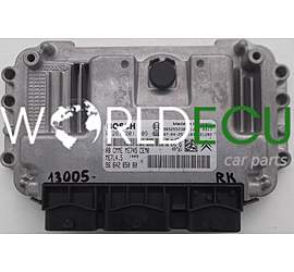 ECU ENGINE CONTROLLER CITROEN C4 1.6 BOSCH 0 261 201 609, 0261201609, 96 642 850 80, 9664285080, 9652552380, ME7.4.5