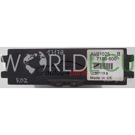 Centralina motore PEUGEOT CITROEN LUCAS AV01025-B, AV01025B, EGR1, 7186-600, 7186600