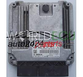 Centralina motore VOLKSWAGEN GOLF 1.6 TDI BOSCH 0 281 019 175, 0281019175, 04L 907 309 E, 04L907309E, EDC17C64 - PLUG&PLAY