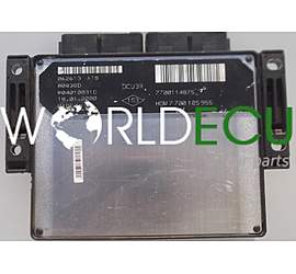 CALCULATEUR MOTEUR RENAULT CLIO MEGANE 1.9 D LUCAS R04010031D, HOM 7 700 105 955, 7700105955, 7700114875