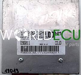 MOTORSTEUERGERÄT ECU STEUERGERAT OPEL ASTRA 1.4/1.6, 16202329 NM, 16202329NM, D96011, CDJD