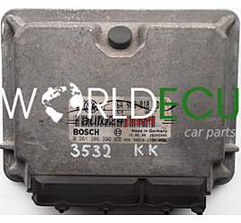CENTRALINA MOTORE VW VOLKSWAGEN GOLF BORA 2.0 06A906018ED, 06A 906 018 ED, BOSCH 0261206322, 0 261 206 322