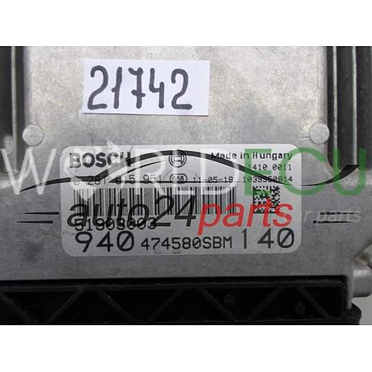 Centralina motore ALFA ROMEO GIULIETTA BOSCH 0 281 015 951, 0281015951, 51903003