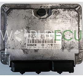 CENTRALINA MOTORE VW VOLKSWAGEN GOLF 2.3 071 906 018, 071906018, BOSCH 0 261 204 753, 0261204753, BENZIN V07 26SA5672