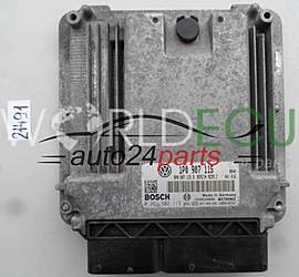Centralina motore SEAT LEON 2.0 TFSI BOSCH 0 261 S02 113, 0261S02113, 1P0 907 115, 1P0907115, MED9.1