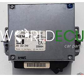 CENTRALINA MOTORE OPEL VECTRA B 2.0 16V, SIEMENS 5WK 064, 5WK064, 09 153 240, 09153240, S99004EK