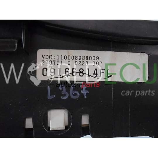 Dashboard speedometer OPEL CORSA C 09166814FL