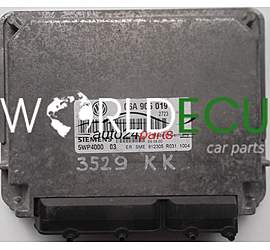 CENTRALINA MOTORE VW VOLKSWAGEN GOLF 1.6 06A906019, 06A 906 019 SIEMENS 5WP4000 2734
