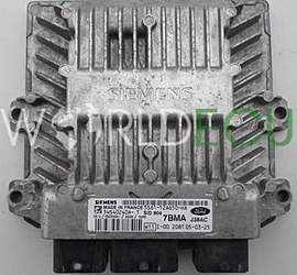 Calculateur Moteur FORD FUSION 1.4 TDCI SIEMENS 5WS40240A-T, 5WS40240AT, 5S61-12A650-HA, 5S6112A650HA, 7BMA, SID804