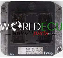 MOTORSTEUERGERÄT ECU STEUERGERAT OPEL ASTRA ZAFIRA 1.8 X18XE1 SIEMENS 5WK9 1705, 5WK91705, GM 90 582 539, 90582539