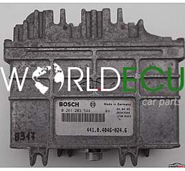 CENTRALINA DO MOTORE SKODA FELICIA 1.3 BOSCH 0 261 203 544, 0261203544, 441.0.4046-024.6, 441040460246