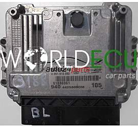 ECU ENGINE CONTROLLER ALFA ROMEO GIULIETTA 1.6 JTDM BOSCH 0281015950, 0 281 015 950, 51896961, 940 442580SDM 105, RBIT/SQW3-GS, 1039S43770