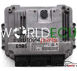 CENTRALINA MOTORE CITROEN PEUGEOT 1.4 HDI BOSCH 0 281 011 861, 0281011861, 96 570 611 80, 9657061180, 9654490280