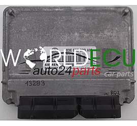 MOTORSTEUERGERÄT ECU STEUERGERAT SEAT IBIZA SIEMENS 5WP44237 03, 5WP4423703, 03E 906 033 AM, 03E906033AM