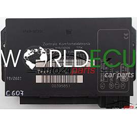 CENTRALINA DE COMANDO DO SISTEMA CONFORT AUDI A4, B6, B7, 8E0 959 433 AJ, 8E0959433AJ, 00007251B9