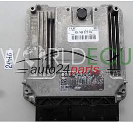 Motorsteuergerät ECU Steuergerät AUDI A4 2.0 TDI BOSCH 0 281 016145, 0281016145, 03L 906 022 RM, 03L906022RM, EDC17CP20