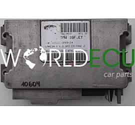 ECU ENGINE CONTROLLER LANCIA Y YPSILON 1.2 IAW16FET, IAW 16F.ET, 61602.074.02, 6160207402, 46448299