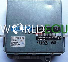 CENTRALINA MOTORE BMW E34 525 2.5 TDS BOSCH 0281001163, 0 281 001 163, 2244734, 2 244 734