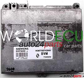 CALCULATEUR MOTEUR RENAULT CLIO 1.4, SIEMENS S101718102 C, S101718102C, HOM7700749946, 7700858259