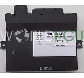 Centralina modulo comfort  KESSY VW VOLKSWAGEN TOUAREG SIEMENS 5WK48494, 3D0 909 139, 3D0909139, 5WK48825