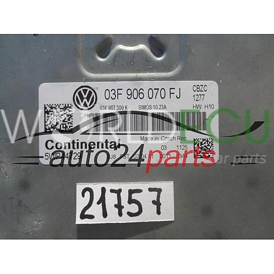 Centralina do motore VW VOLKSWAGEN GOLF 03F 906 070 FJ, 03F906070FJ, 5WP44729