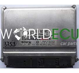 ECU ENGINE CONTROLLER AUDI A6 2.5 TDI 4B0907401L, 4B0 907 401 L, BOSCH 0281001932, 0 281 001 932 MOTORSTEUERUNG D50 28RTE283