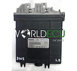 ECU ENGINE CONTROLLER AUDI 80 1.9TDI 028906021D, 028 906 021 D, BOSCH 0281001197/198, 0 281 001 197, 0 281 001 198