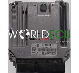 CENTRALINA MOTORE VW VOLKSWAGEN TOURAN 1.9 TDI 03G 906 016 HP, 03G906016HP, BOSCH 0 281 012 361, 0281012361, DIESEL EDC16U1 7000, 1039S08416