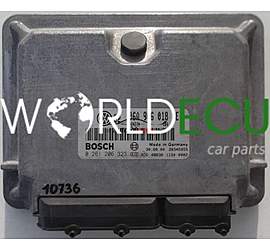 ECU ENGINE CONTROLLER VW VOLKSWAGEN GOLF BORA 2.0 BOSCH 0 261 206 323, 0261206323, 060 906 018 EE, 060906018EE