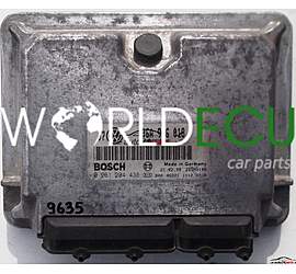 CENTRALINA MOTORE VW VOLKSWAGEN GOLF IV 1.8, BOSCH 0 261 204 438, 0261204438, 06A 906 018, 06A906018