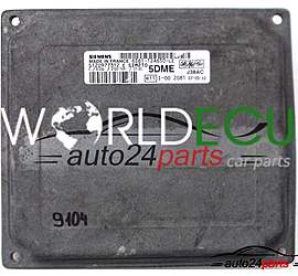 ECU ENGINE CONTROLLER FORD FIESTA 1.4, SIEMENS S120977312 E, S120977312E, 6S61-12A650-LE, 6S6112A650LE, 5DME J38AC, SIM210